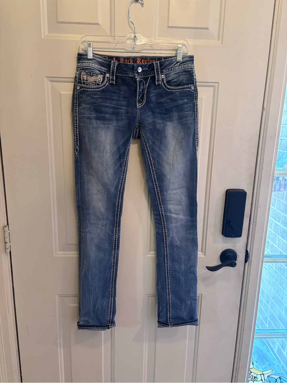 Rock Revival “Nancy” Cuffed Straight Leg Jeans - Picture 6 of 10